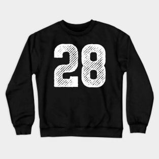 Rough Number 28 Crewneck Sweatshirt